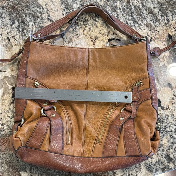 Etienne Aigner Brown Leather Shoulder Bag - Picture 2 of 3